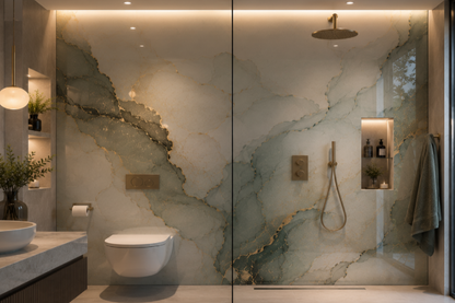 Bathroom Glass Wall Panels | Custom Made | DEGLASINT