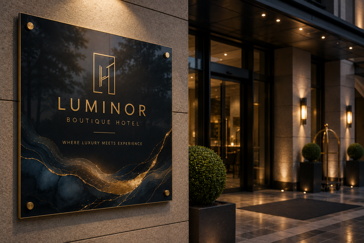 Custom Glass Signage & Branding | DEGLASINT