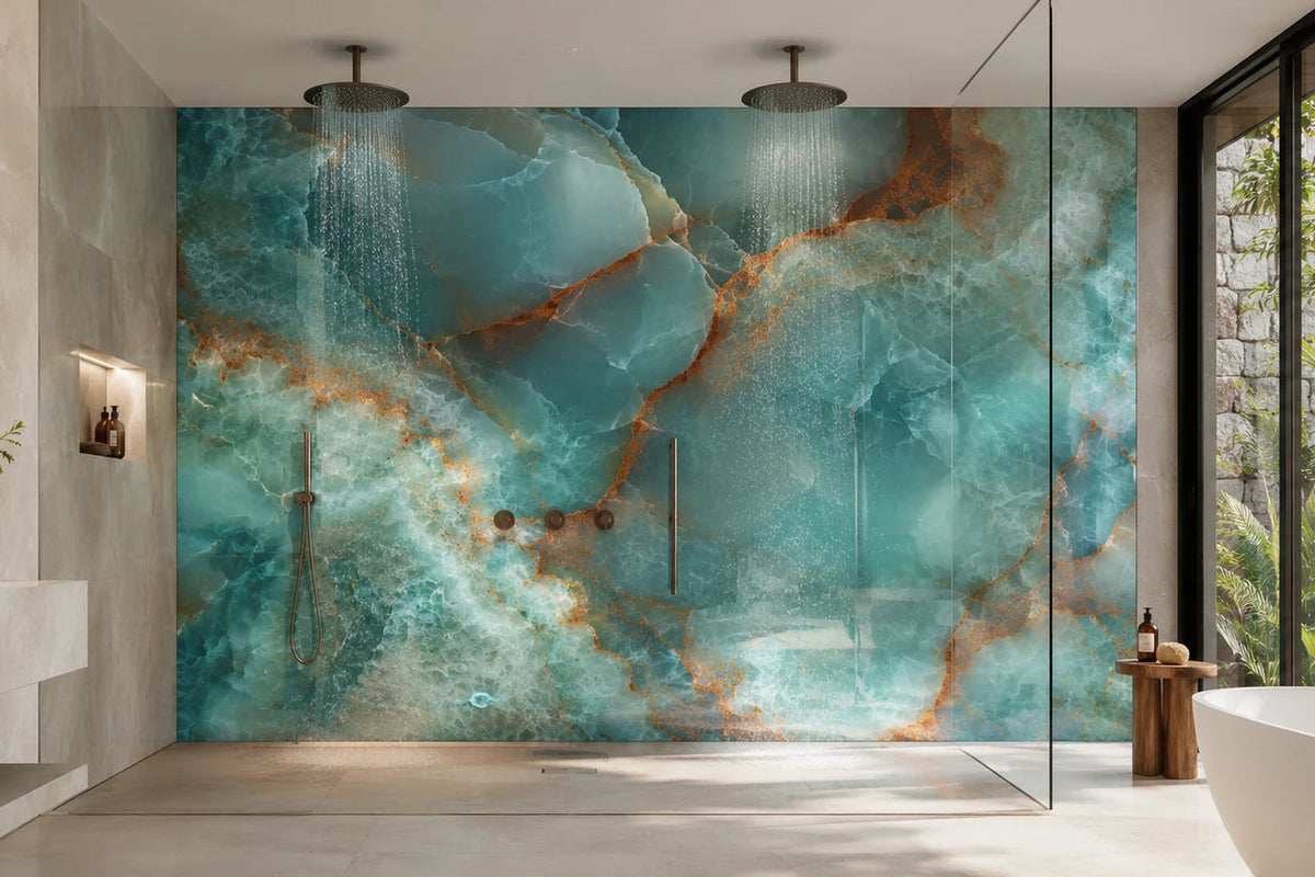 Bathroom Glass Wall Panels | Custom Made | DEGLASINT