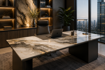 Custom Glass Desk Tops | Made to Measure | DEGLASINT