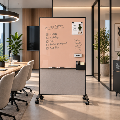 Glazen whiteboarden